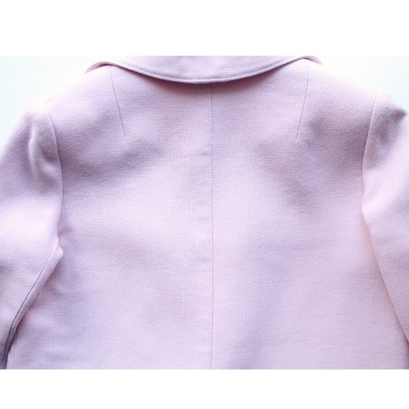Smythe Lab Coat / Size 2 / Petal Pink Long Wool Blend - Picture 10 of 11
